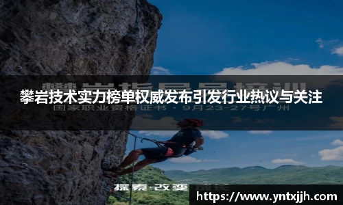 攀岩技术实力榜单权威发布引发行业热议与关注